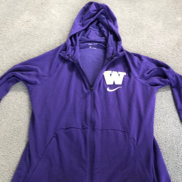 MENS NIKE ZIP UP JACKET. WASHINGTON BASKETBALL. Medium - Picture 1 of 6